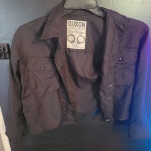 DIXXON Black Button Down Shirt